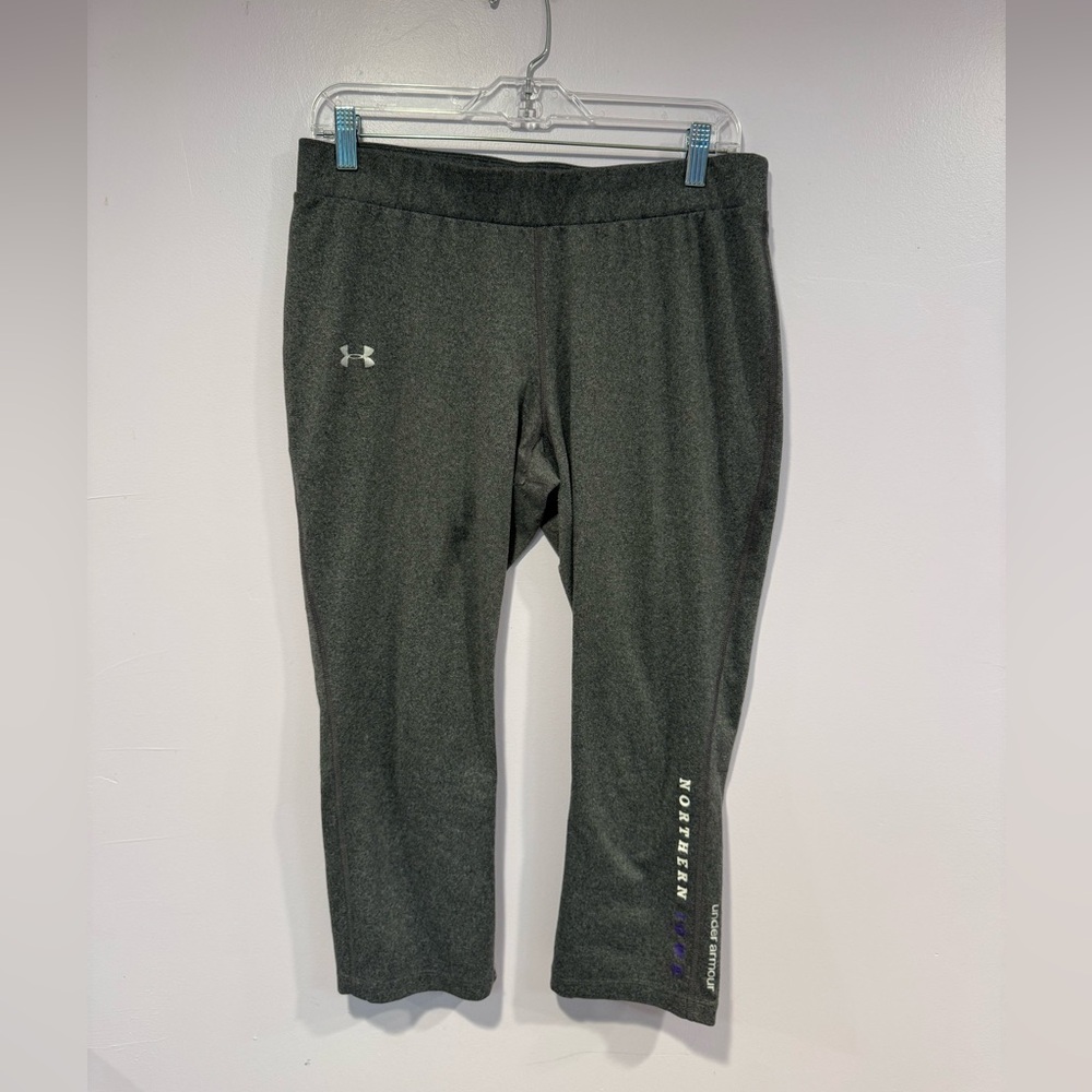 University of Northern Iowa‎ grey crop under armour leggings